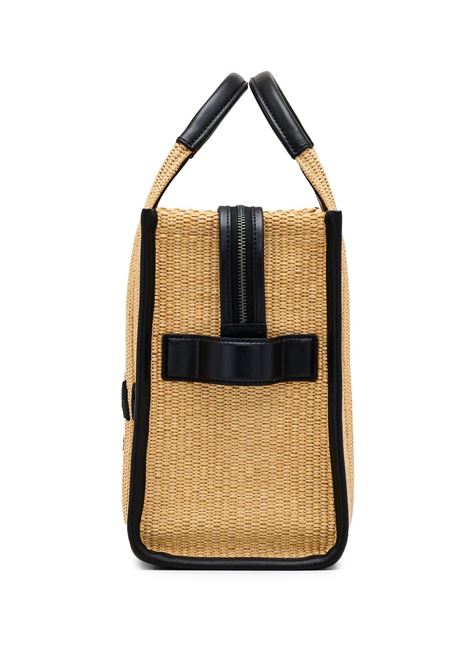 Borsa the medium tote in beige e nero - MARC JACOBS donna MARC JACOBS | 2S4HTT057H03255